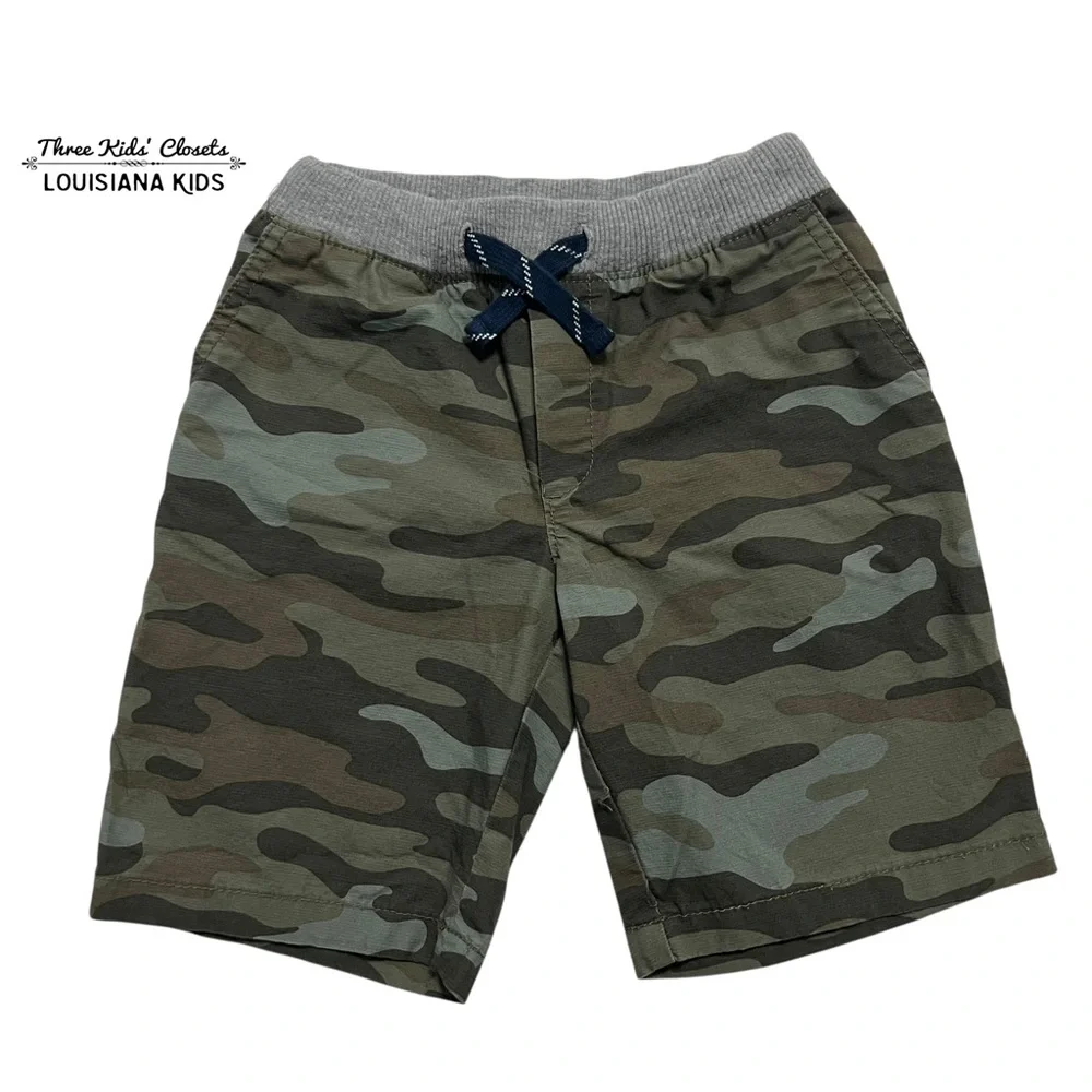 Carter’s 6Y Camouflage Pull-On Drawstring Shorts